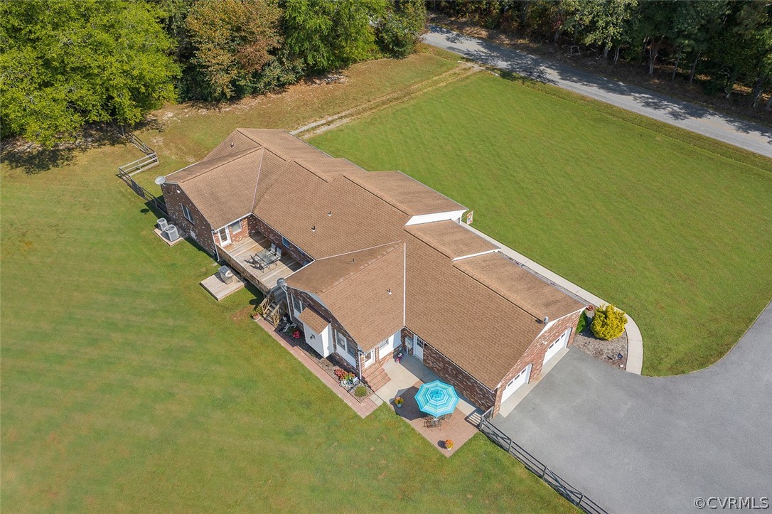 3493 Spring Run Road Mechanicsville, VA 23111 - Photo 46 of 49 Aerial view back of home