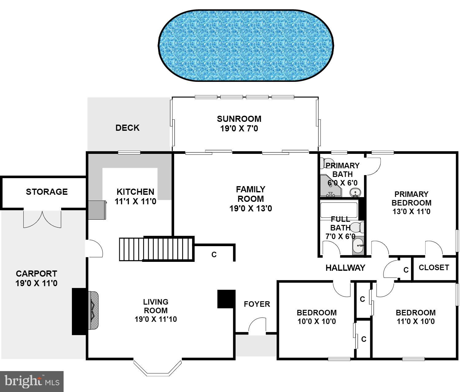 17916 Muncaster Road Derwood, MD 20855 - Photo 36 of 37 Floor Plan Main Level