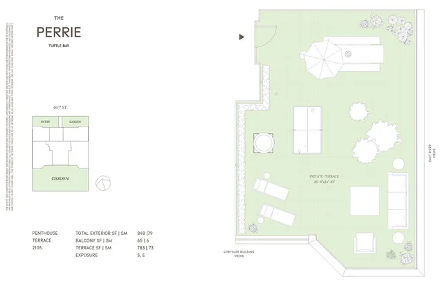 $1,385,000 | 234 East 46th Street, Unit PH2105 | Midtown East