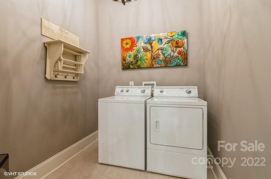 9517 Wheatfield Road Charlotte, NC 28277 - Photo 34 of 41 a utility room with dryer and washer
