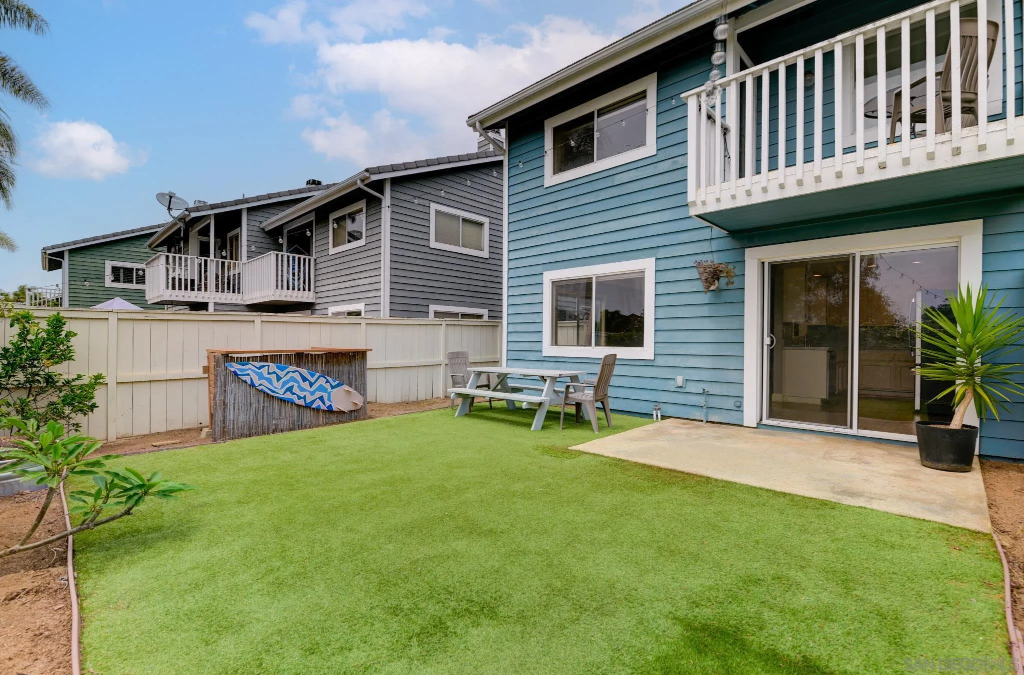 418 Summer View Circle Encinitas, CA 92024 - Photo 13 of 30 a backyard of a house with table and chairs