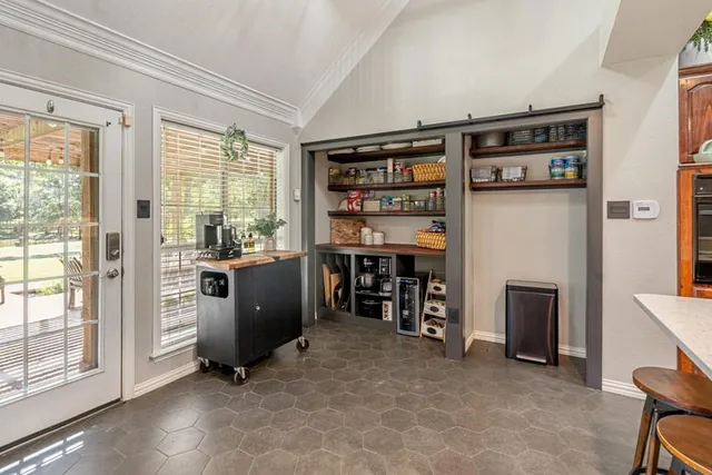 a view of a storage & utility room