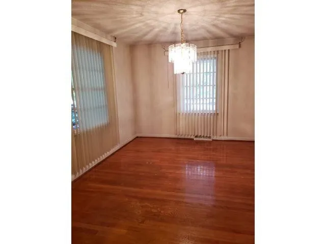 a view of a livingroom with a window