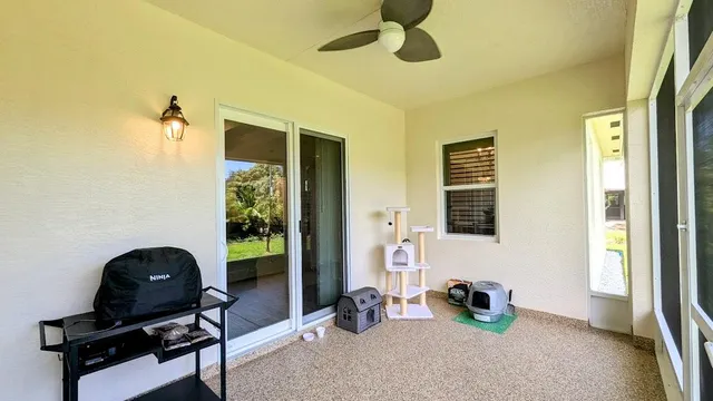 a room with gym equipment
