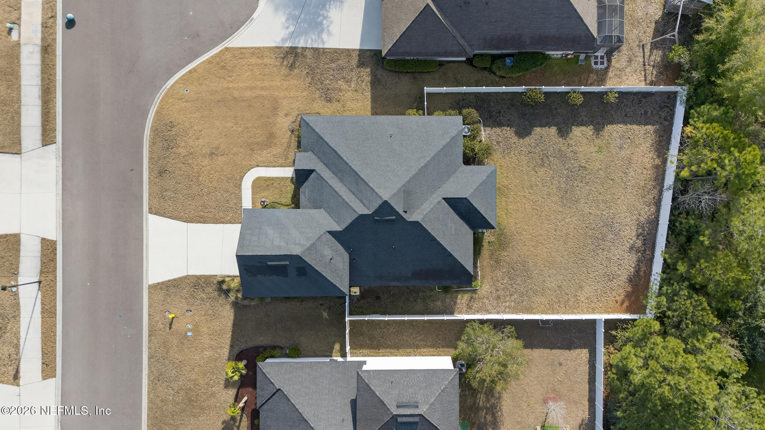 9874 Patriot Ridge Drive Jacksonville, FL 32221 - Photo 24 of 26 an aerial view of a house with a yard