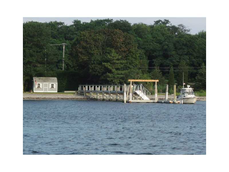 16 East Shore Road Jamestown, RI 02835 - Photo 3 of 20 Waterfront/Dock/Pier. Terrific dock with 3 at mean low.