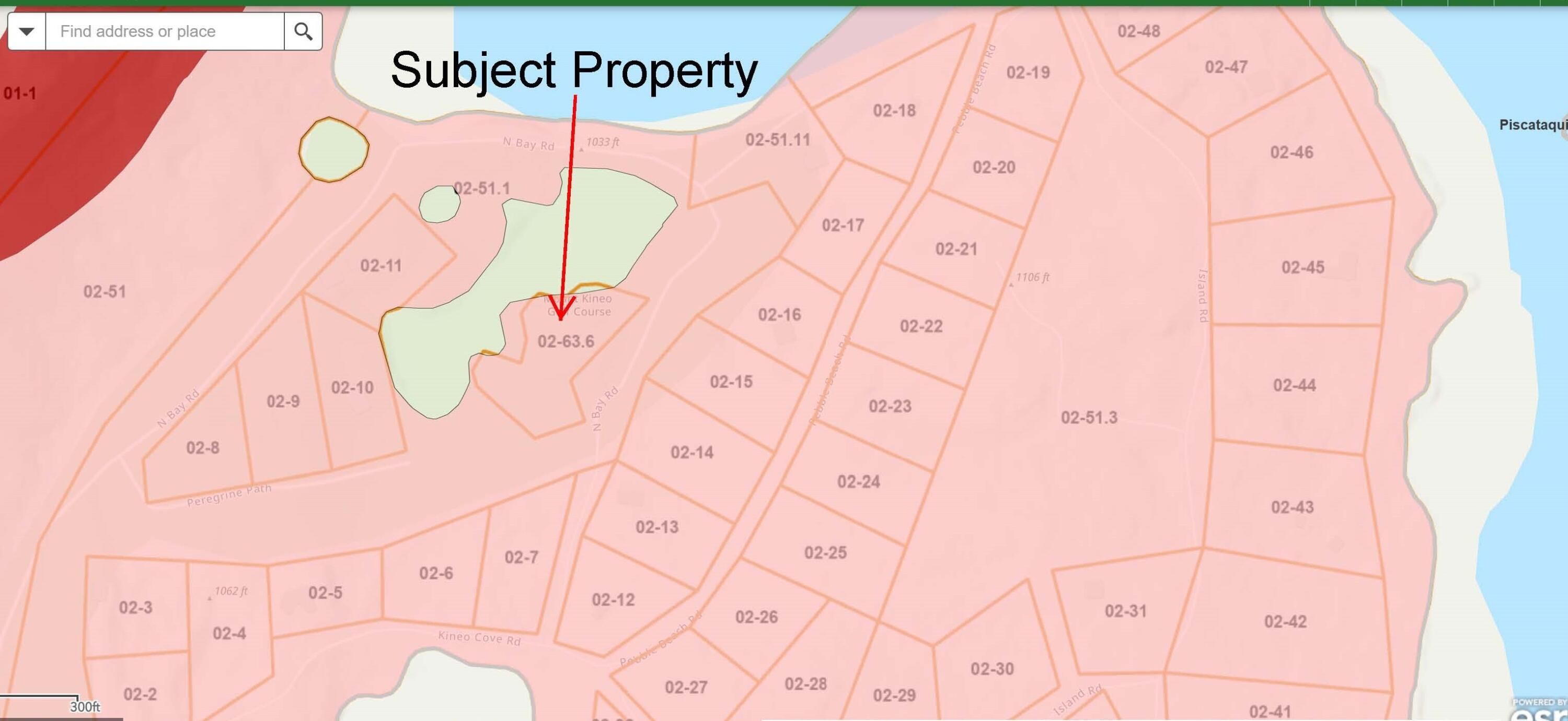 Lot 63.6 Cliff Beach Road Greenville, ME 04441 - Photo 2 of 7 parcel viewer map with arrow