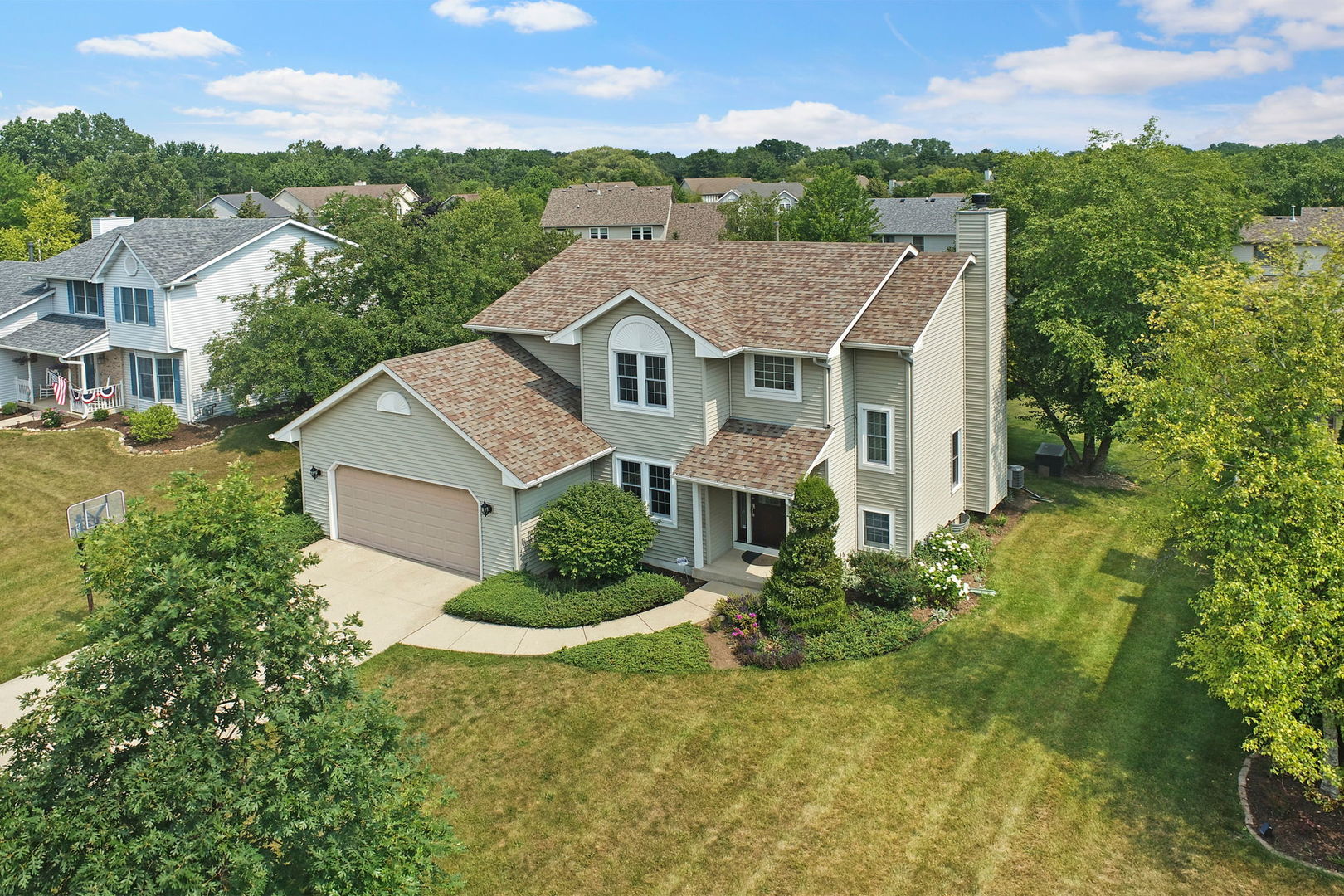 3620 122nd Street Pleasant Prairie, WI 53158 - Photo 1 of 1 an aerial view of a house