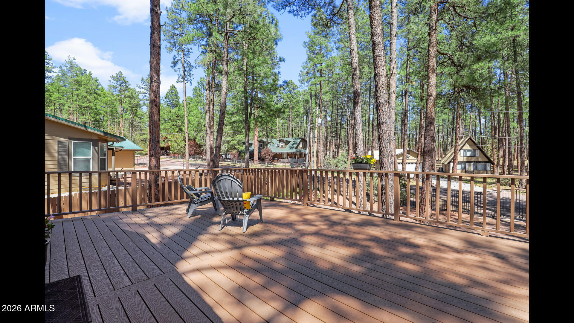 512 Standage Drive Payson, AZ 85541 - Photo 16 of 46 a view of a balcony with chairs