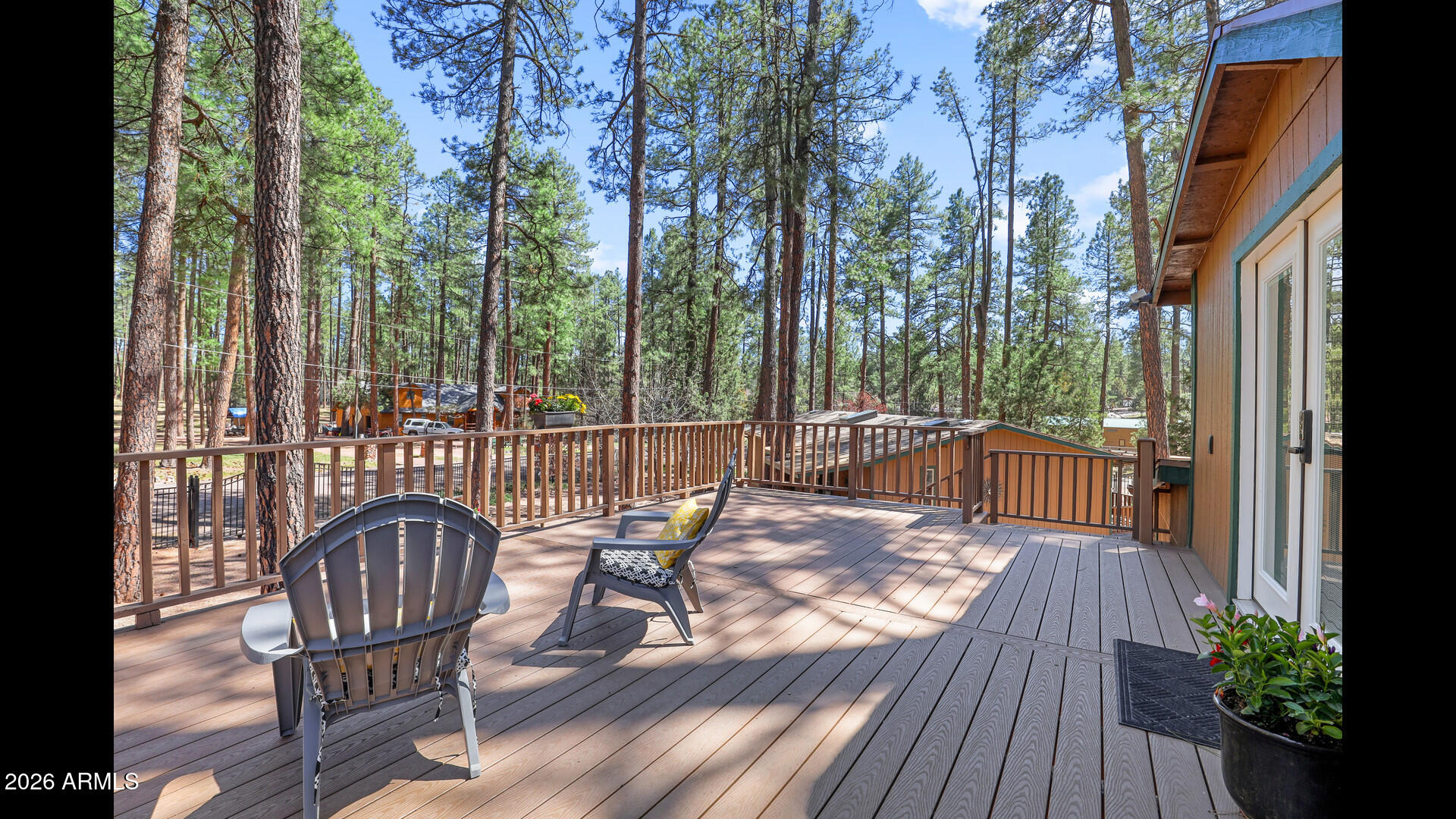 512 Standage Drive Payson, AZ 85541 - Photo 17 of 46 a view of a chairs on wooden deck