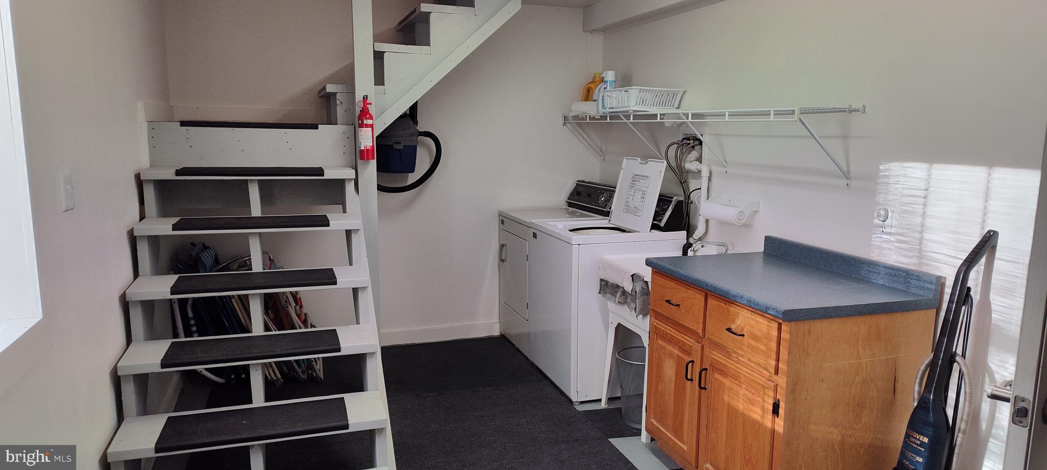 1339 Spruce Hill Road Port Royal, PA 17082 - Photo 94 of 114 Bright and functional laundry space with stairs.