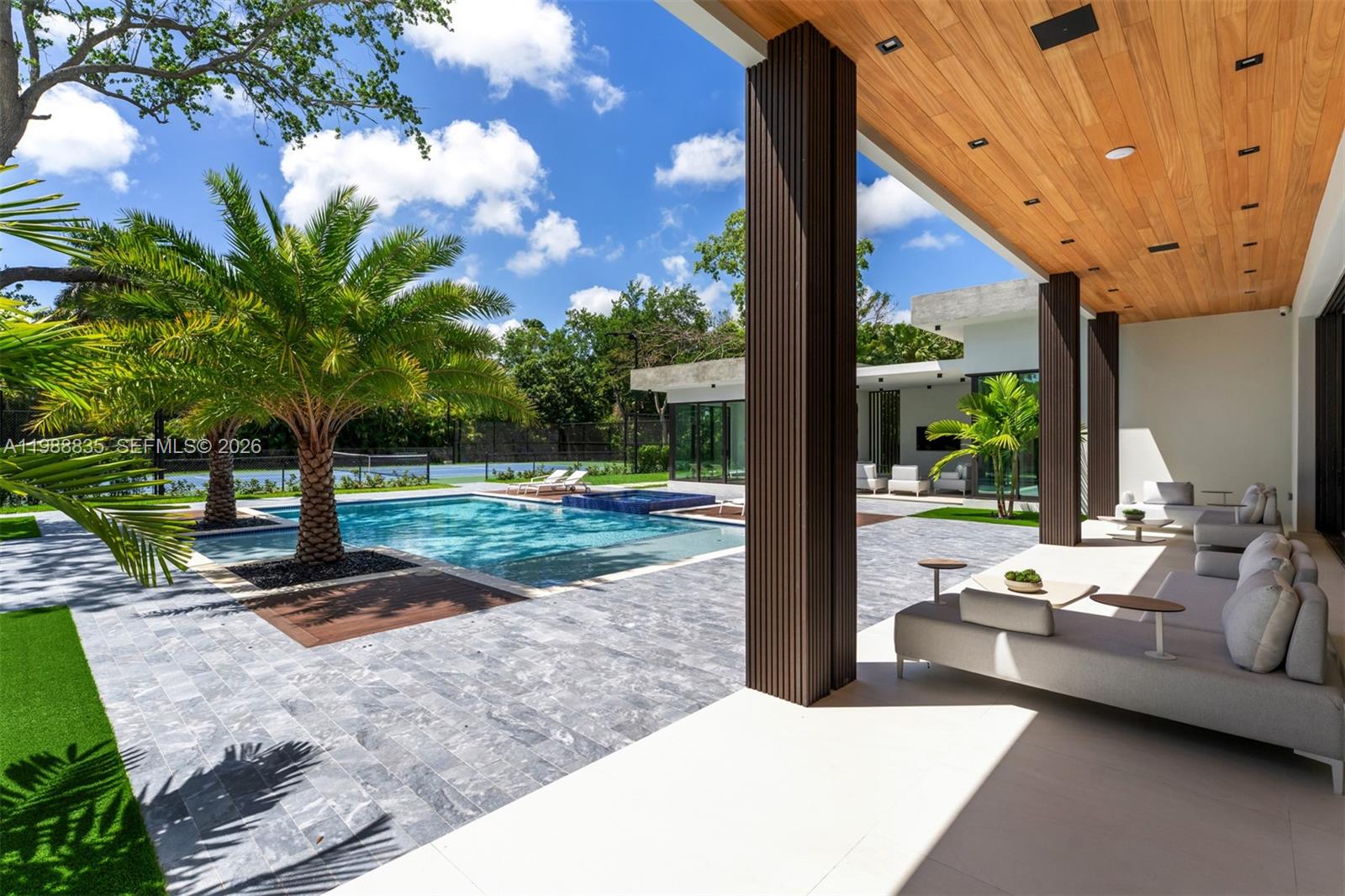 9790 Southwest 114th Street Miami, FL 33176 - Photo 28 of 47 a outdoor space with patio lots of furniture and garden