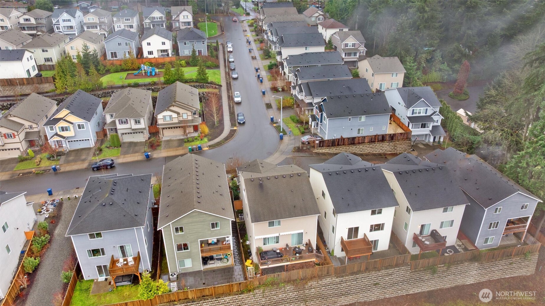 23718 43rd Drive Southeast Bothell, WA 98021 - Photo 38 of 40 an aerial view of residential houses with outdoor space