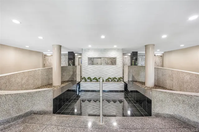 front view of a brick building