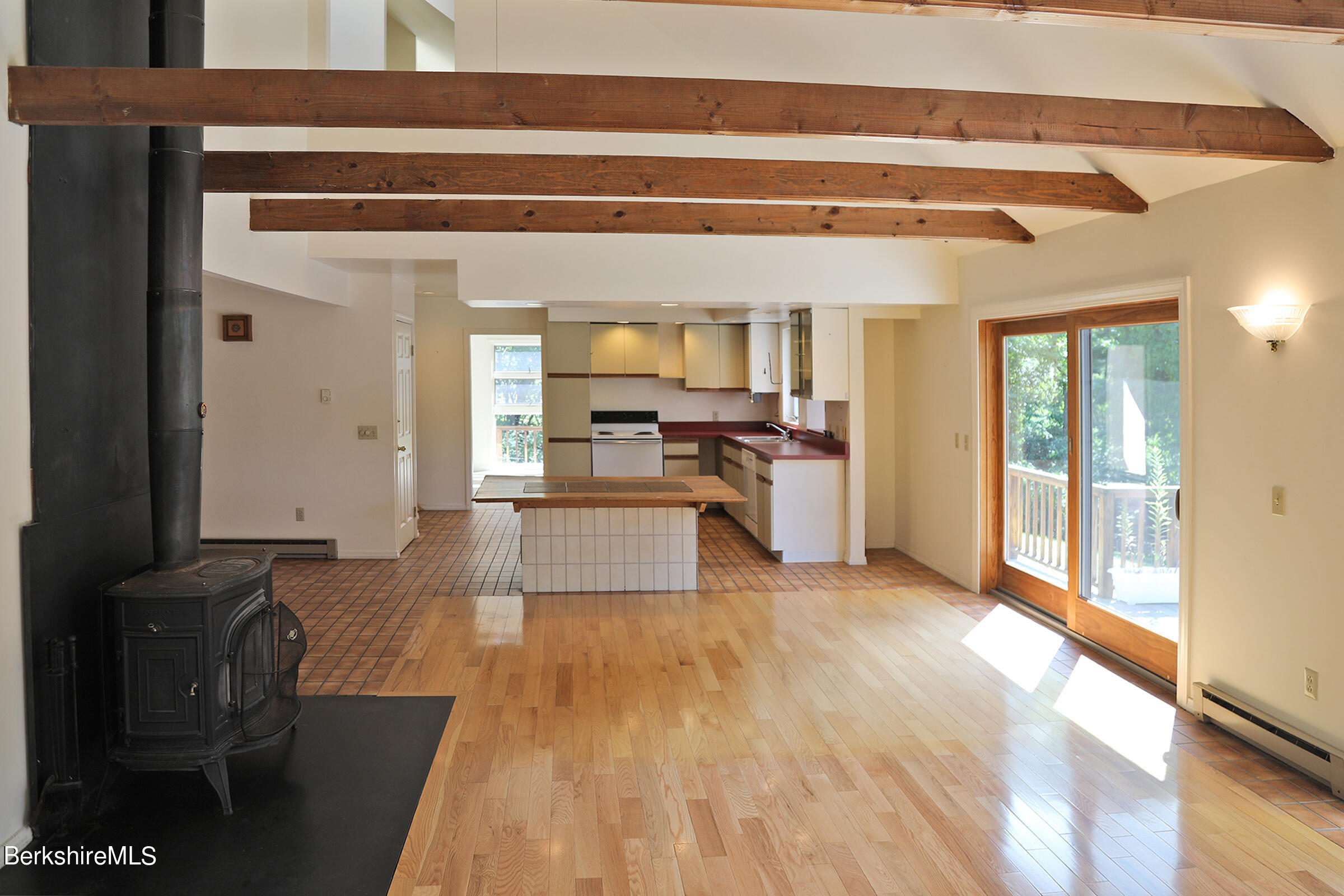 4 Hill Road Stockbridge, MA 01266 - Photo 15 of 41 a view of a kitchen with cabinets and wooden floor