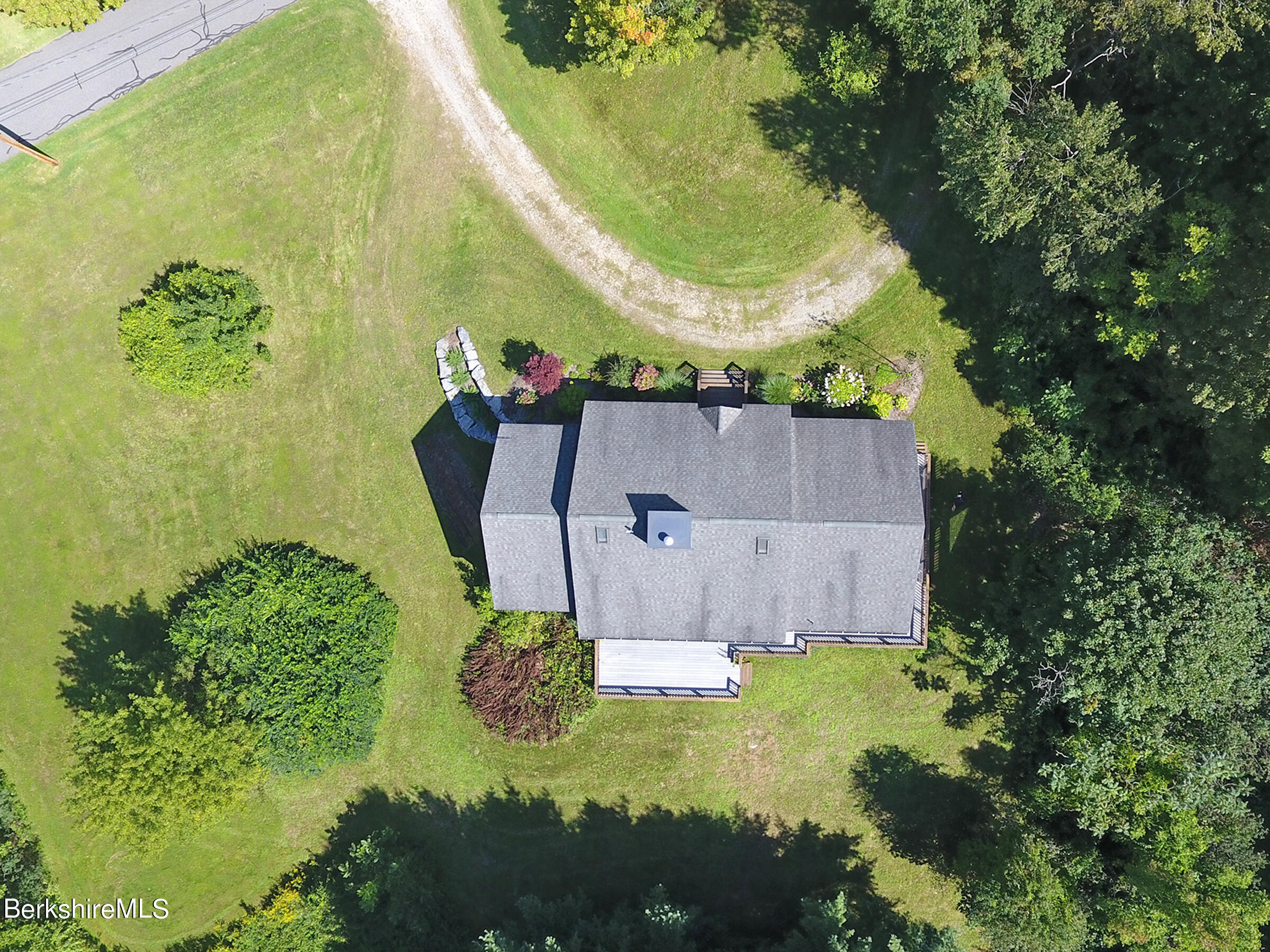 4 Hill Road Stockbridge, MA 01266 - Photo 3 of 41 an aerial view of a house