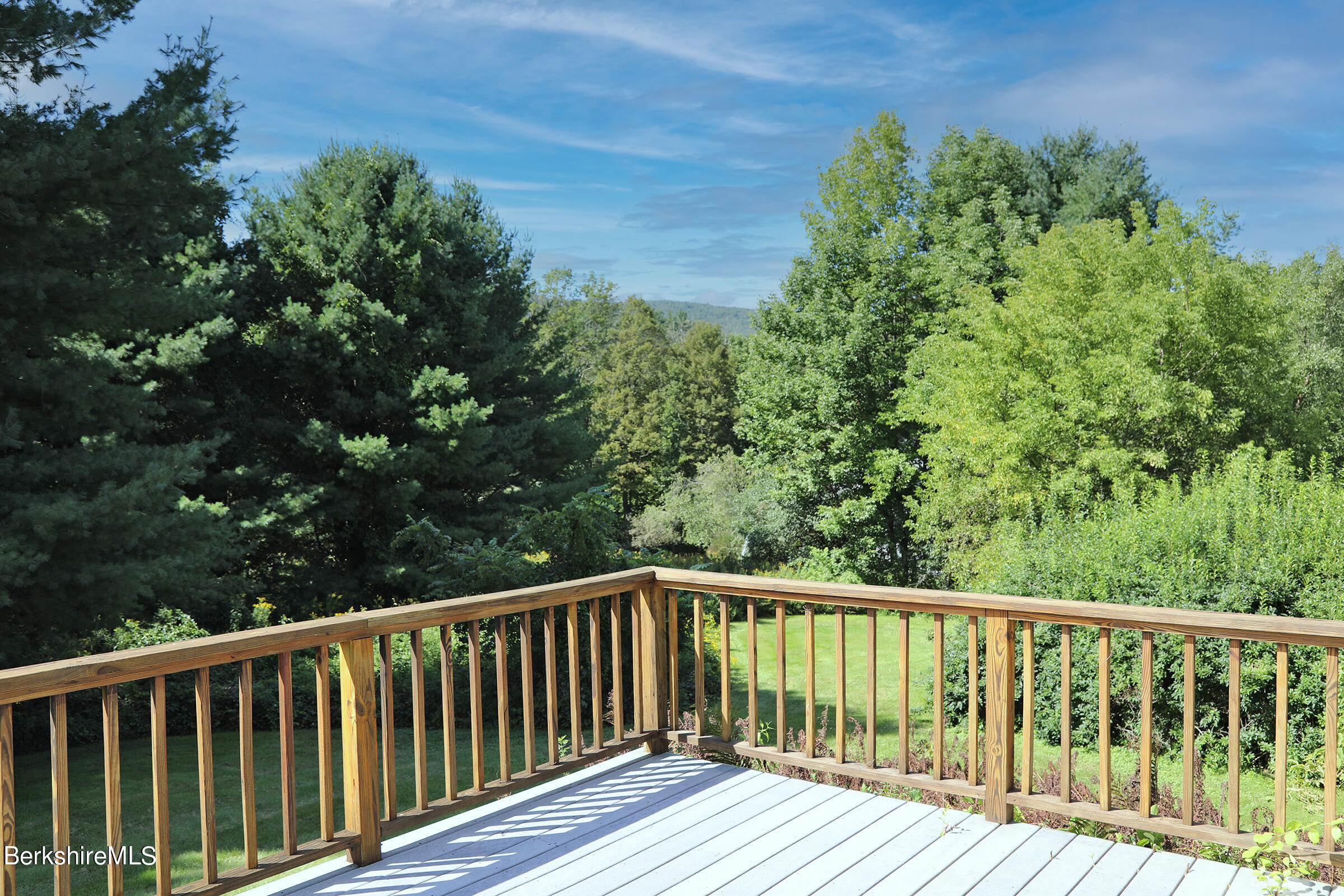 4 Hill Road Stockbridge, MA 01266 - Photo 21 of 41 a view of balcony with wooden floor and fence