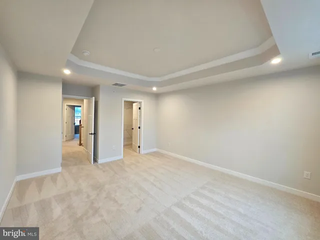 a view of an empty room