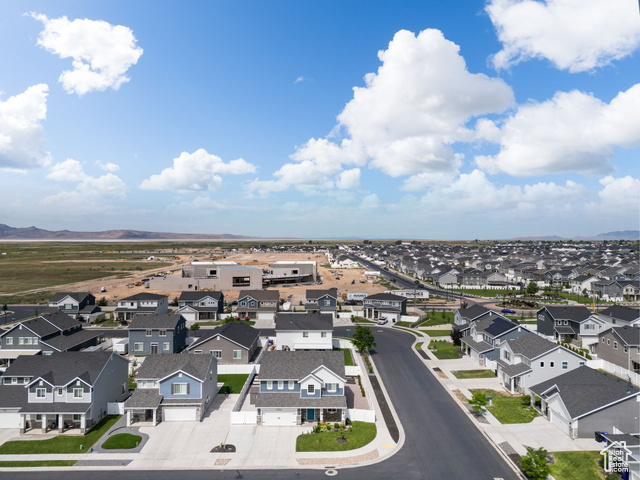 3456 South Linden Way Syracuse, UT 84075 - Photo 46 of 50 Aerial view of residential area with a mountainous background