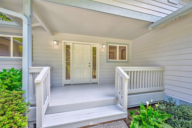 a view of front door of house