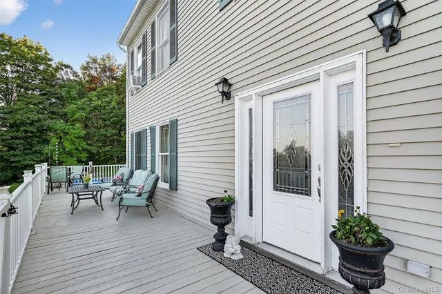 a view of a house with patio