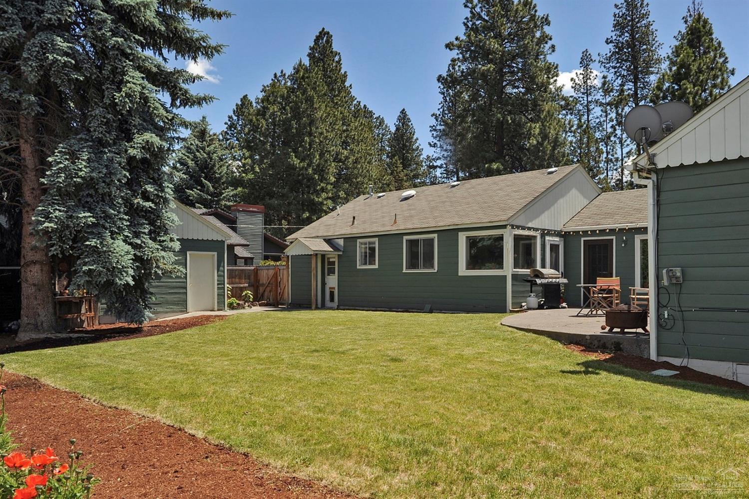 1080 Northeast Jones Road Bend, OR 97701 - Photo 12 of 22 Large, fully fenced backyard with patio,