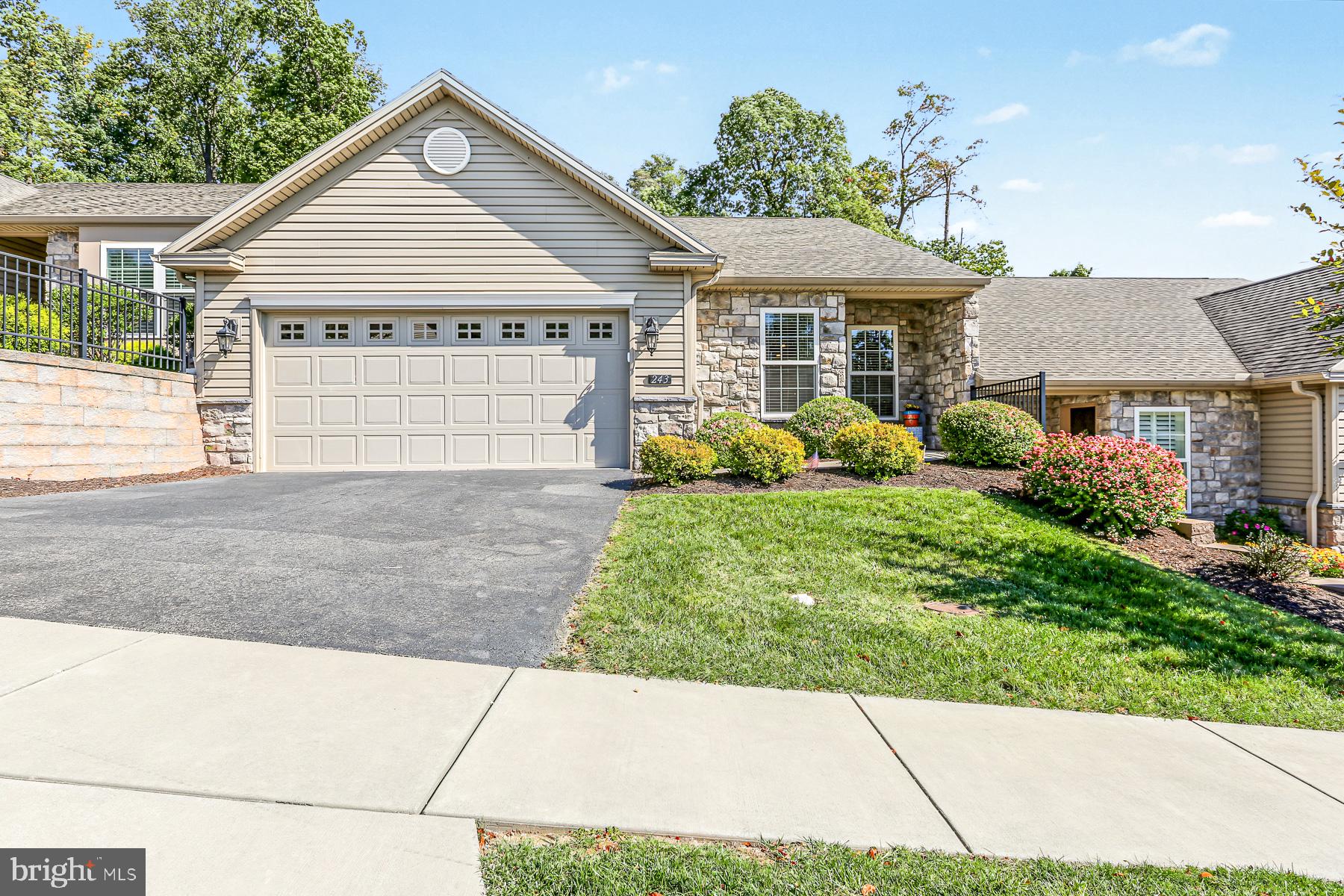 243 Red Haven Road New Cumberland, PA 17070 - Photo 2 of 33 Front View with 2 car garage