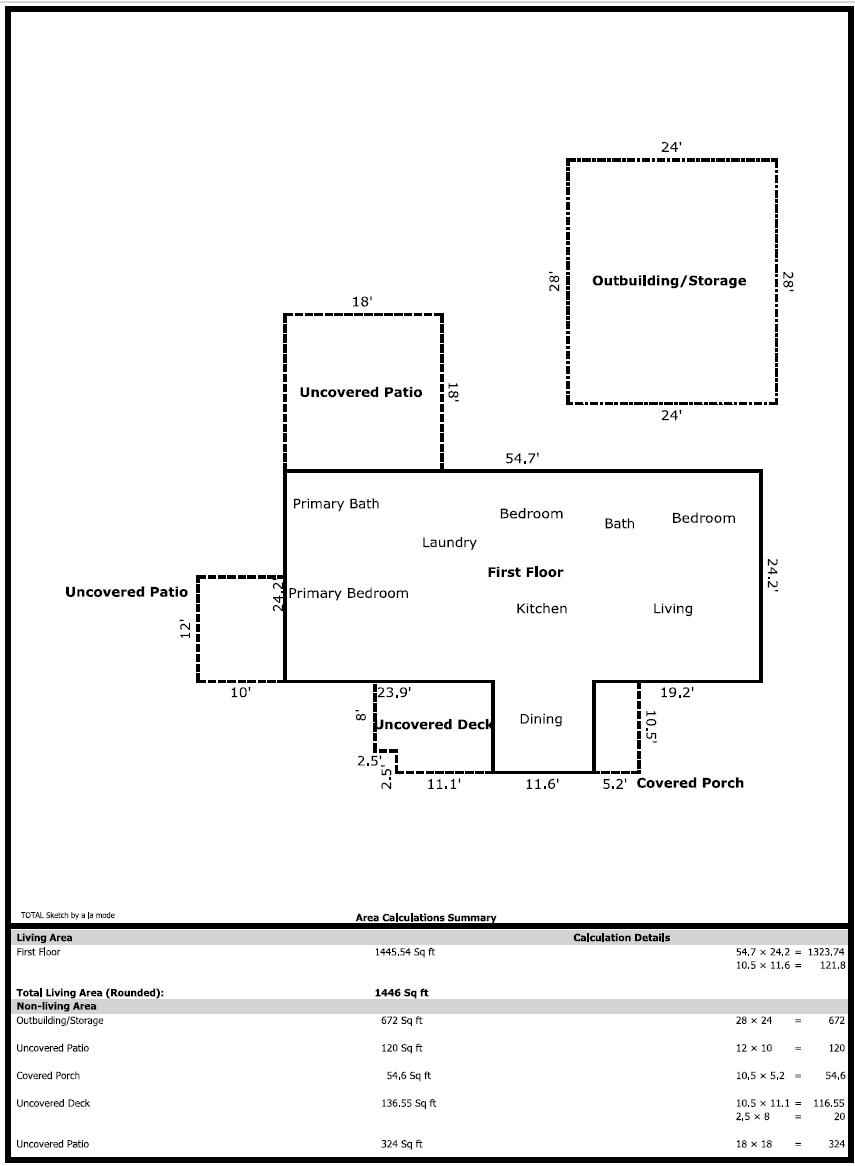 400 Lee-Gordon Mill Road Chickamauga, GA 30707 - Photo 39 of 39 Floor Plan