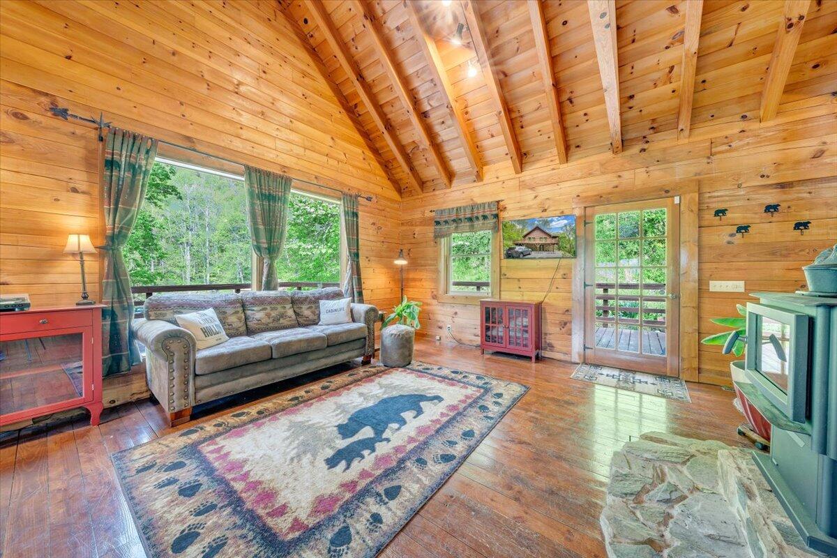 13357 Callaway Road Callaway, VA 24067 - Photo 12 of 62 a living room with furniture and a fireplace