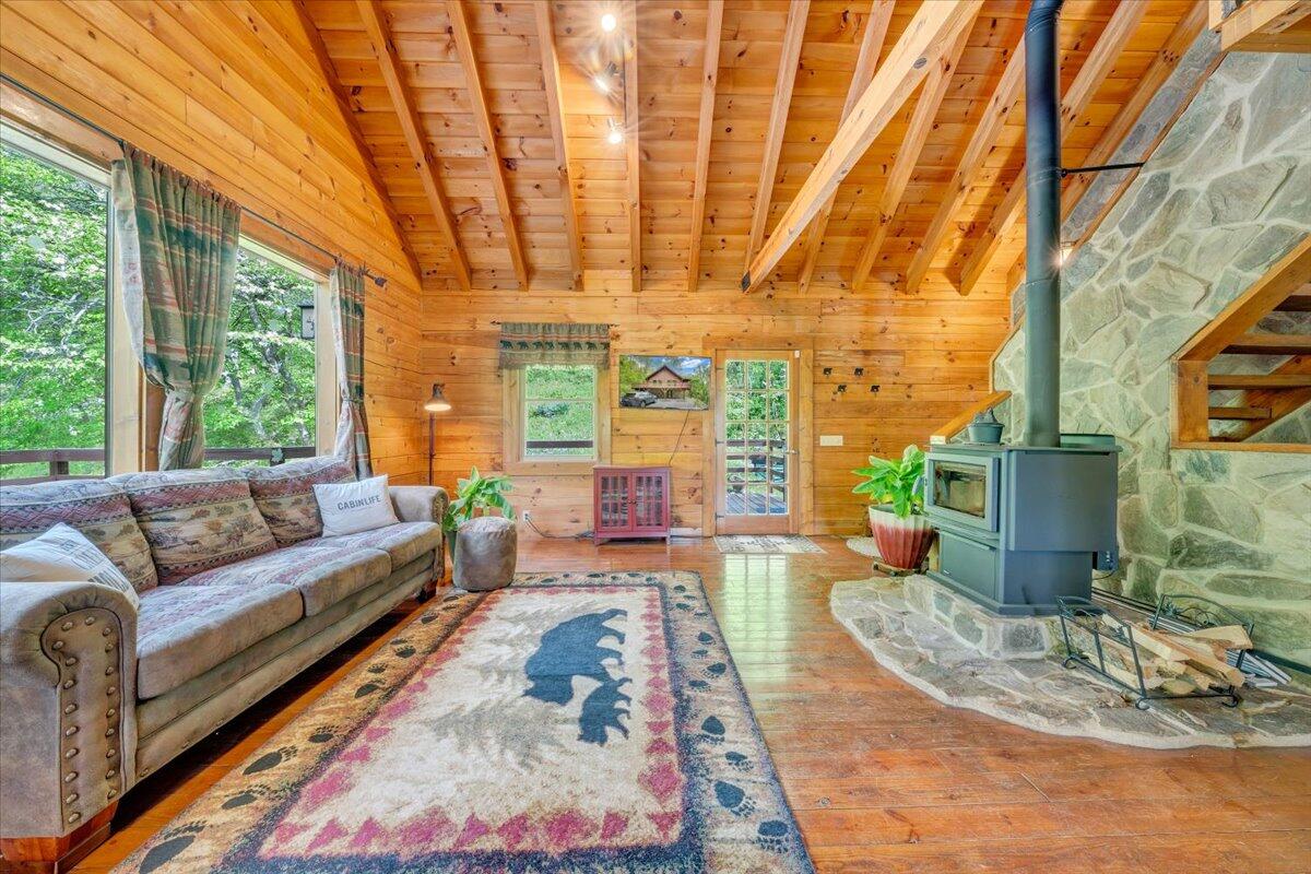 13357 Callaway Road Callaway, VA 24067 - Photo 10 of 62 a living room with furniture and a large window