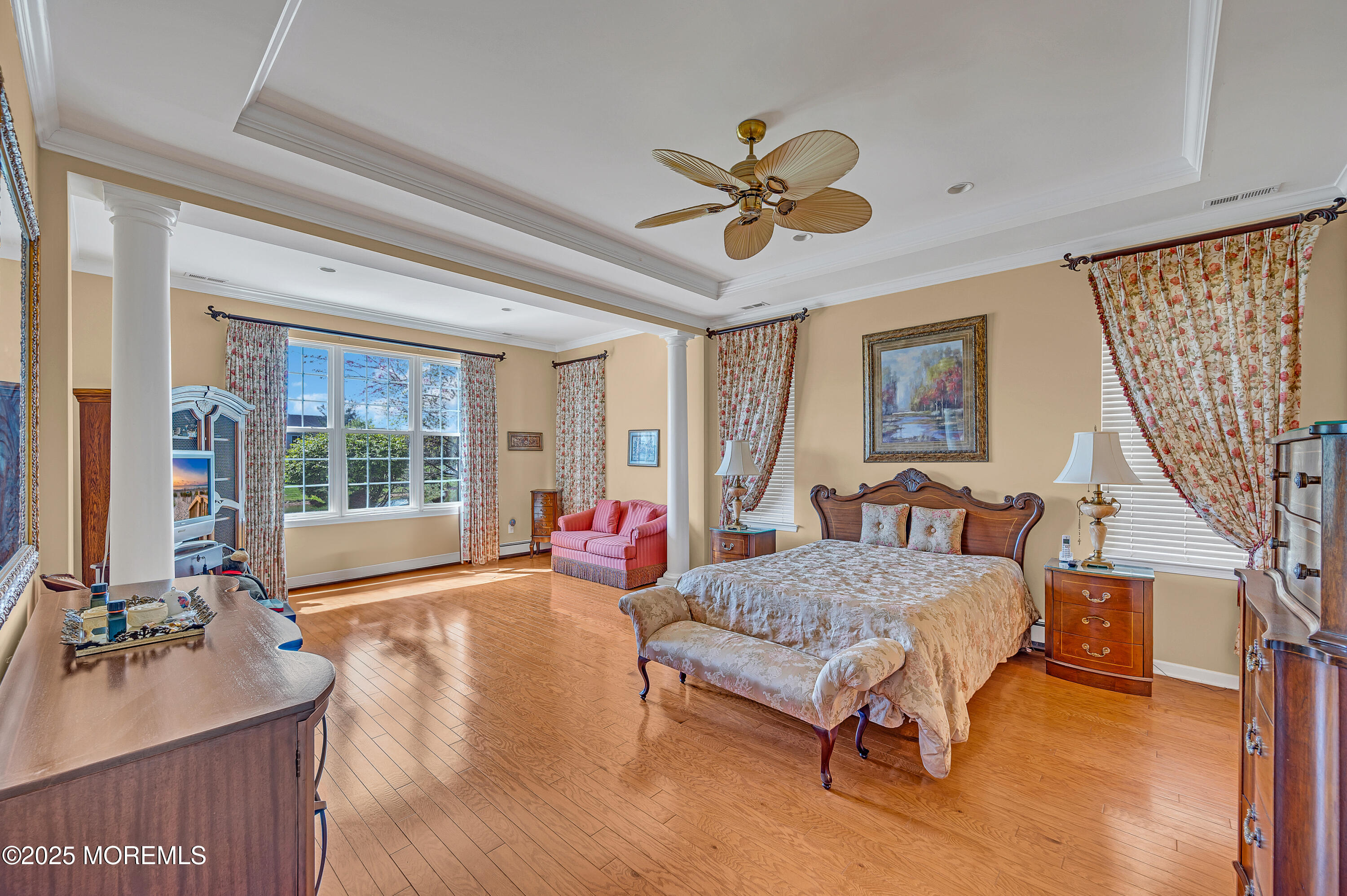 2 Carleton Drive Freehold, NJ 07728 - Photo 27 of 40 a living room with a bed furniture and a large window