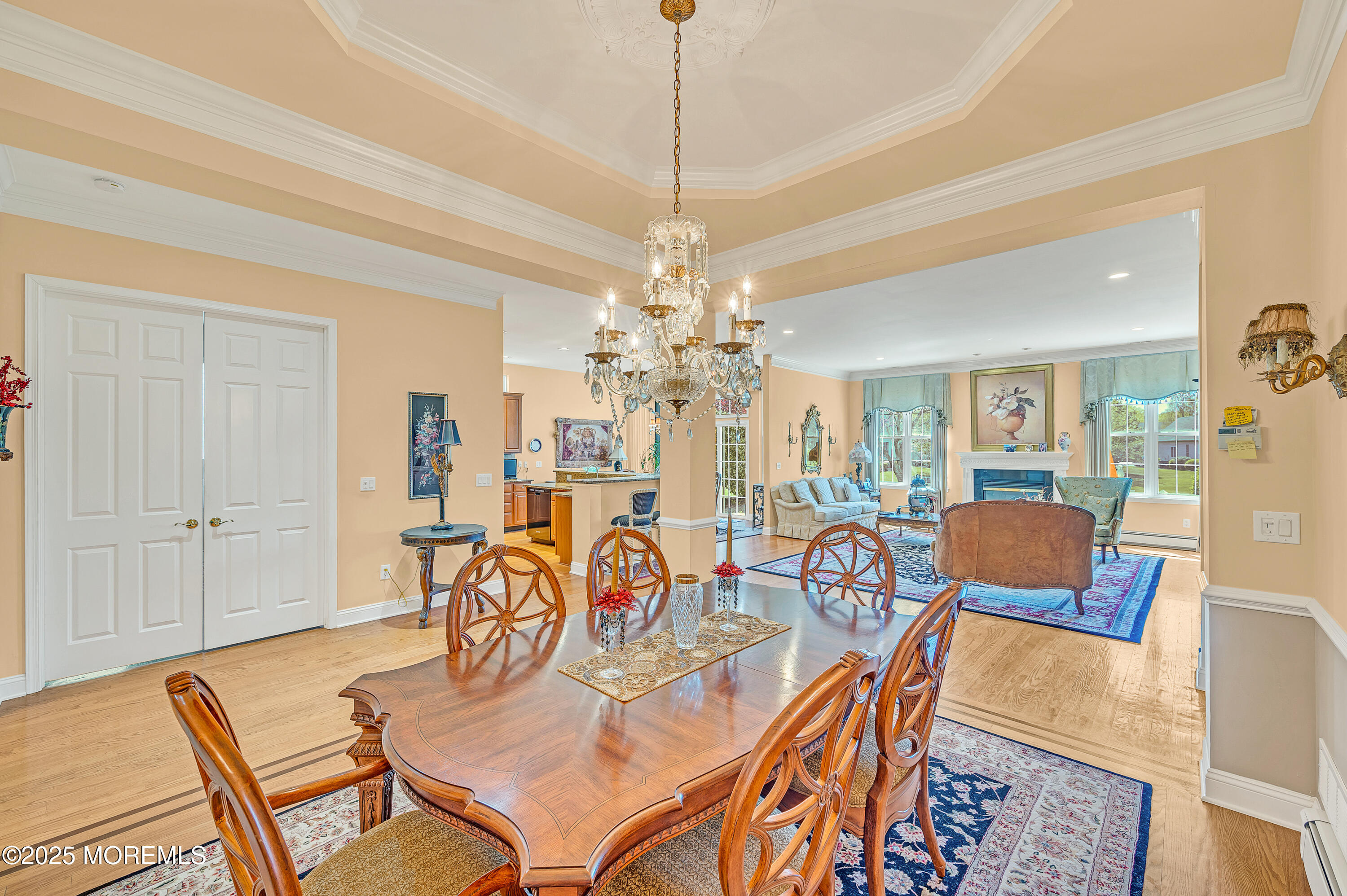 2 Carleton Drive Freehold, NJ 07728 - Photo 9 of 40 a dining room with furniture and wooden floor