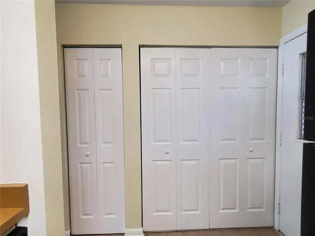 a view of front door