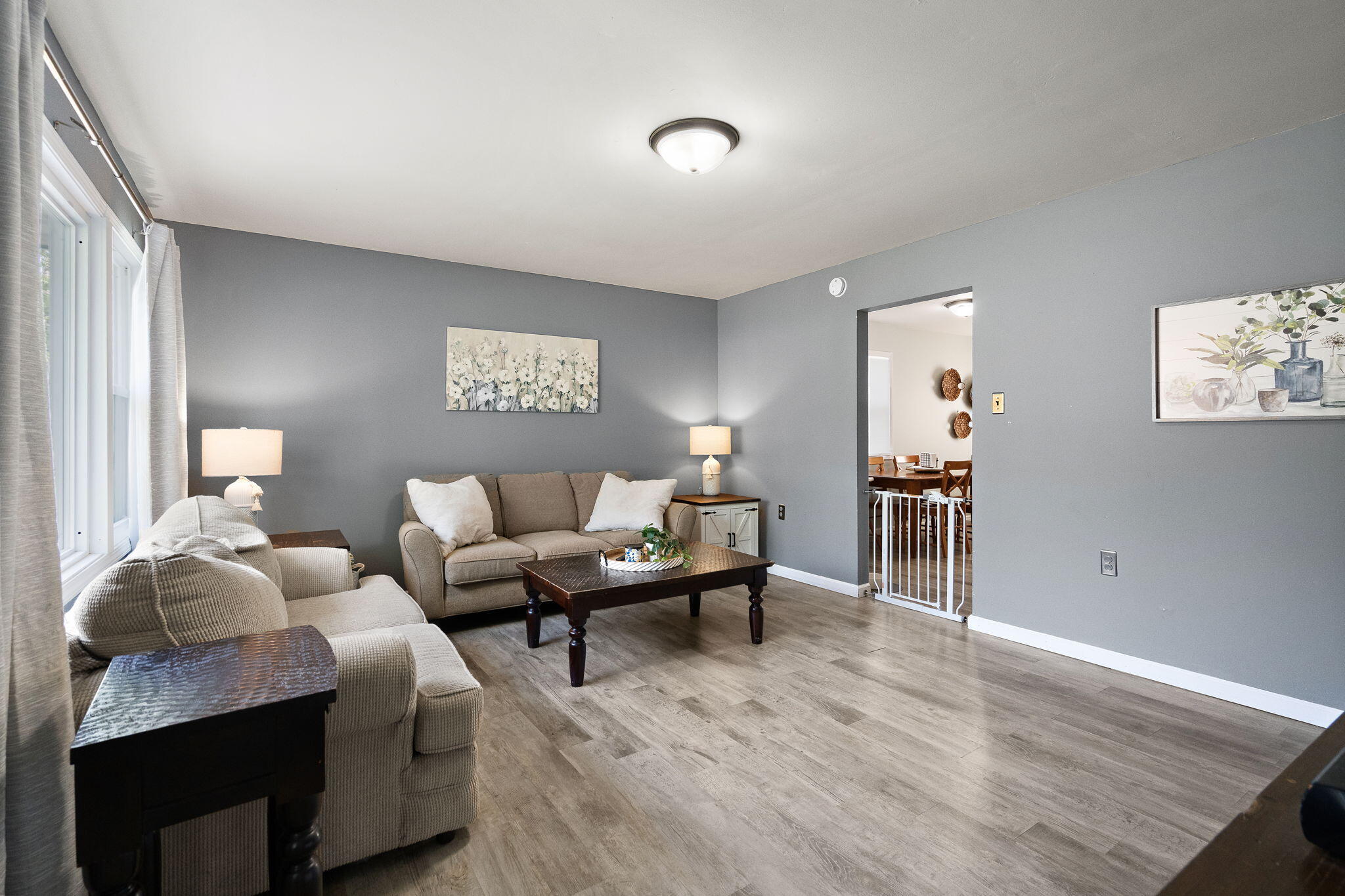 725 Juniper Road Valparaiso, IN 46385 - Photo 6 of 21 a living room with furniture and wooden floor