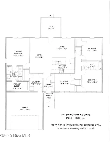 $428,000 | 104 Shropshire Lane, West End, NC 27376