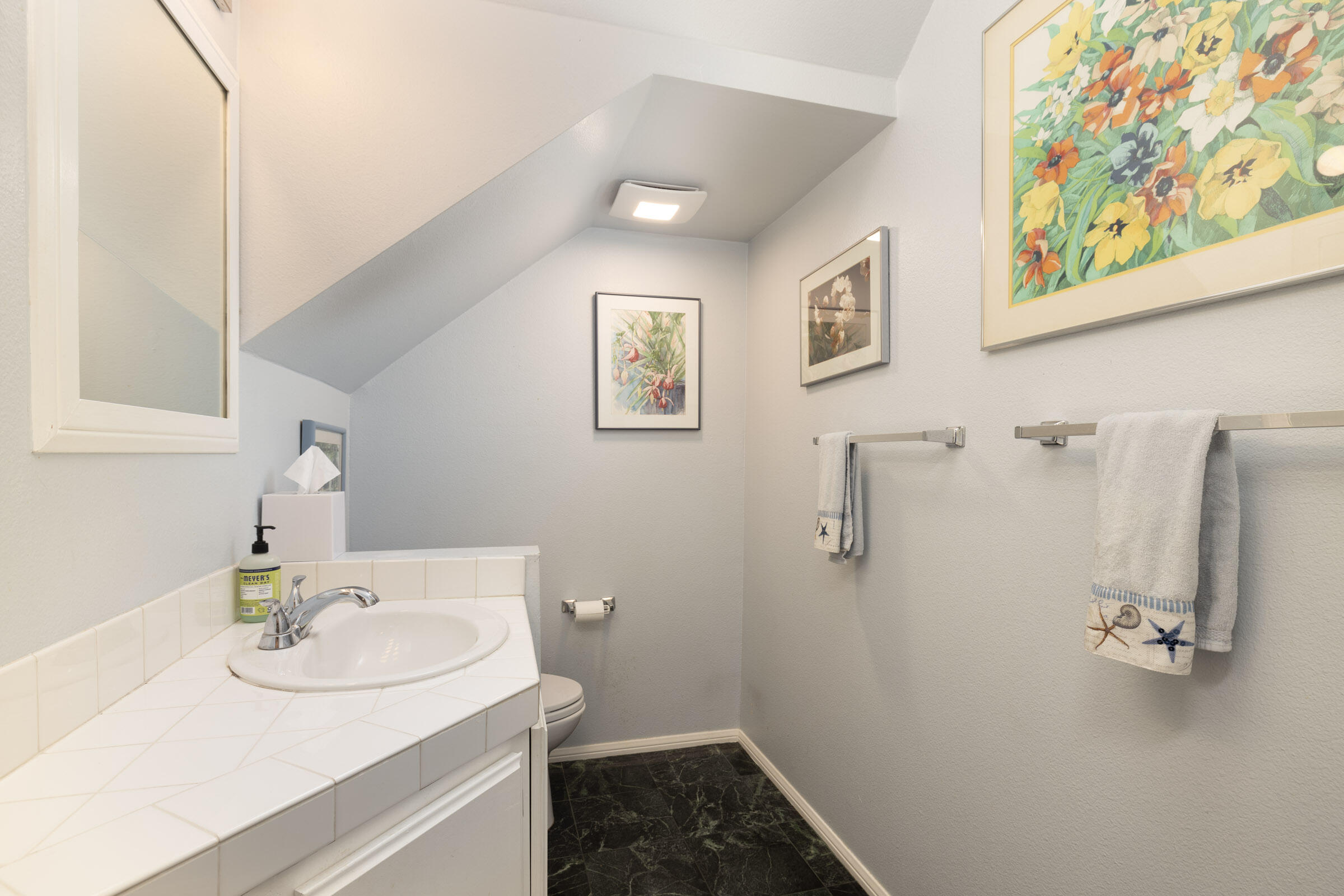 1539 Meadow Circle Carpinteria, CA 93013 - Photo 14 of 21 a bathroom with a sink and a mirror