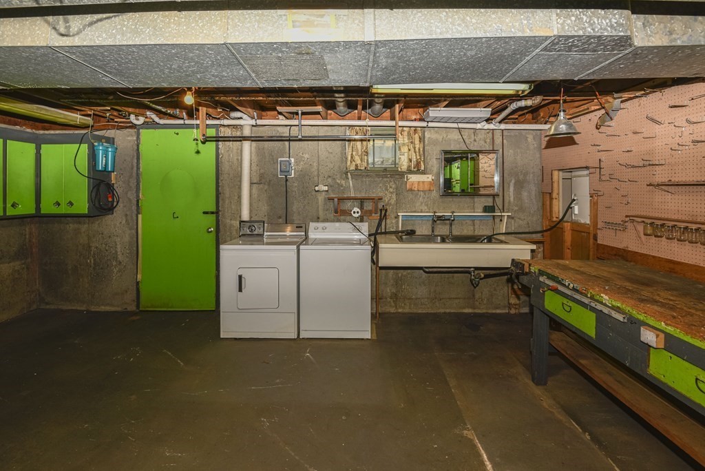 35 Old Post Road Walpole, MA 02032 - Photo 29 of 32 a utility room with dryer and washer