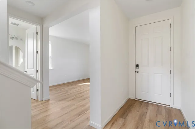 wooden floor in a empty room