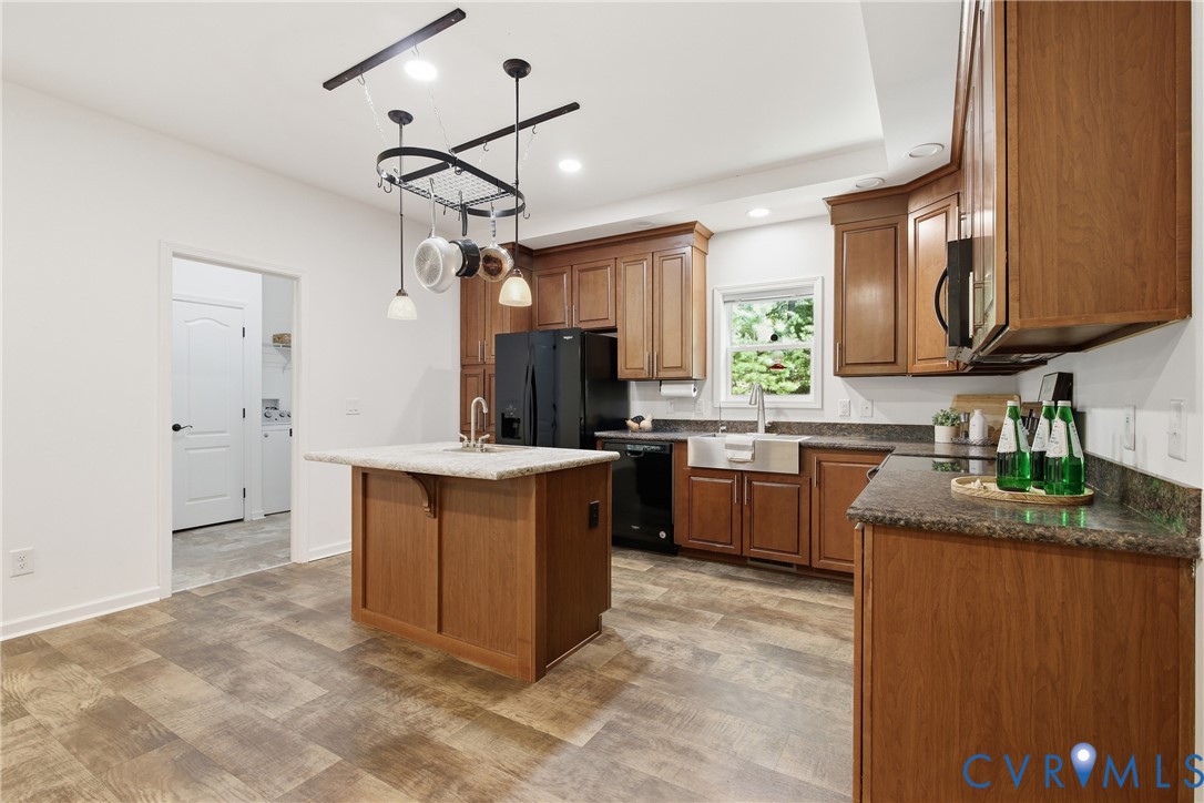 2575 Log Cabin Road Maidens, VA 23102 - Photo 13 of 36 Kitchen featuring wood-finish flooring, a central