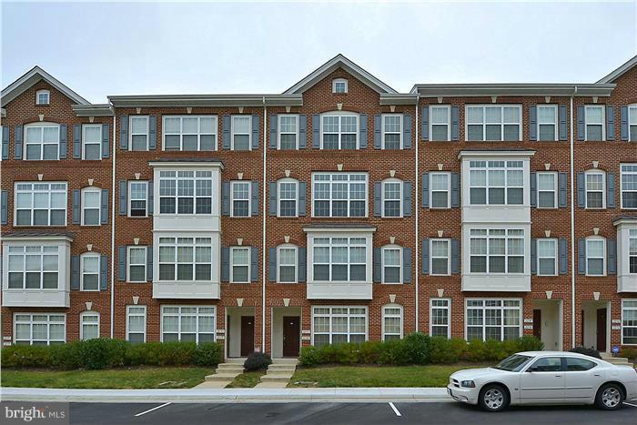 a front view of a residential apartment building