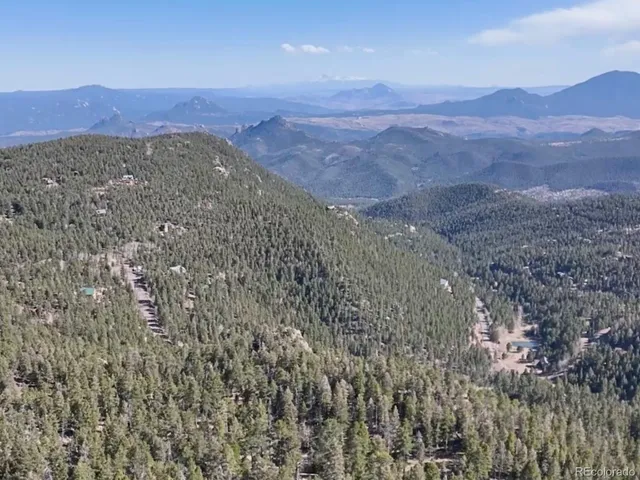 a view of city and mountain
