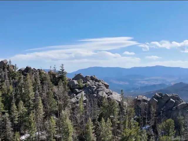 a view of a lake with outside space