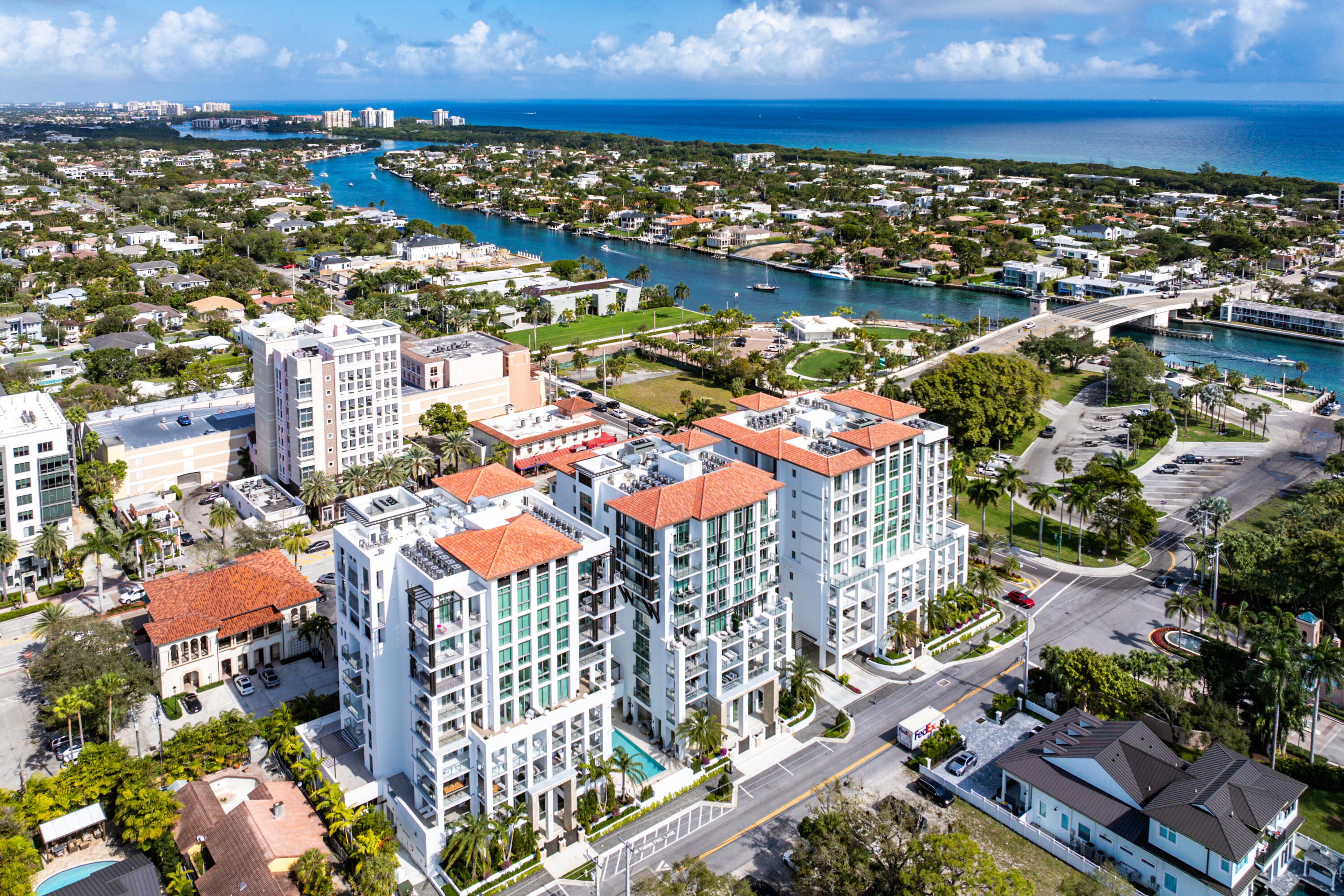495 East Royal Palm Road, Unit 402 Boca Raton, FL 33432 - Photo 53 of 63 an aerial view of residential houses with outdoor space