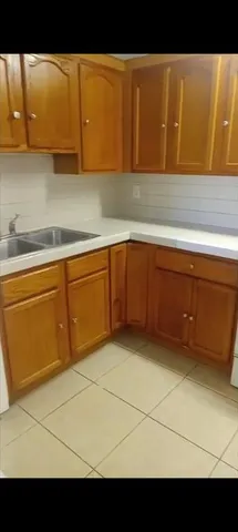 a view of a kitchen counter space