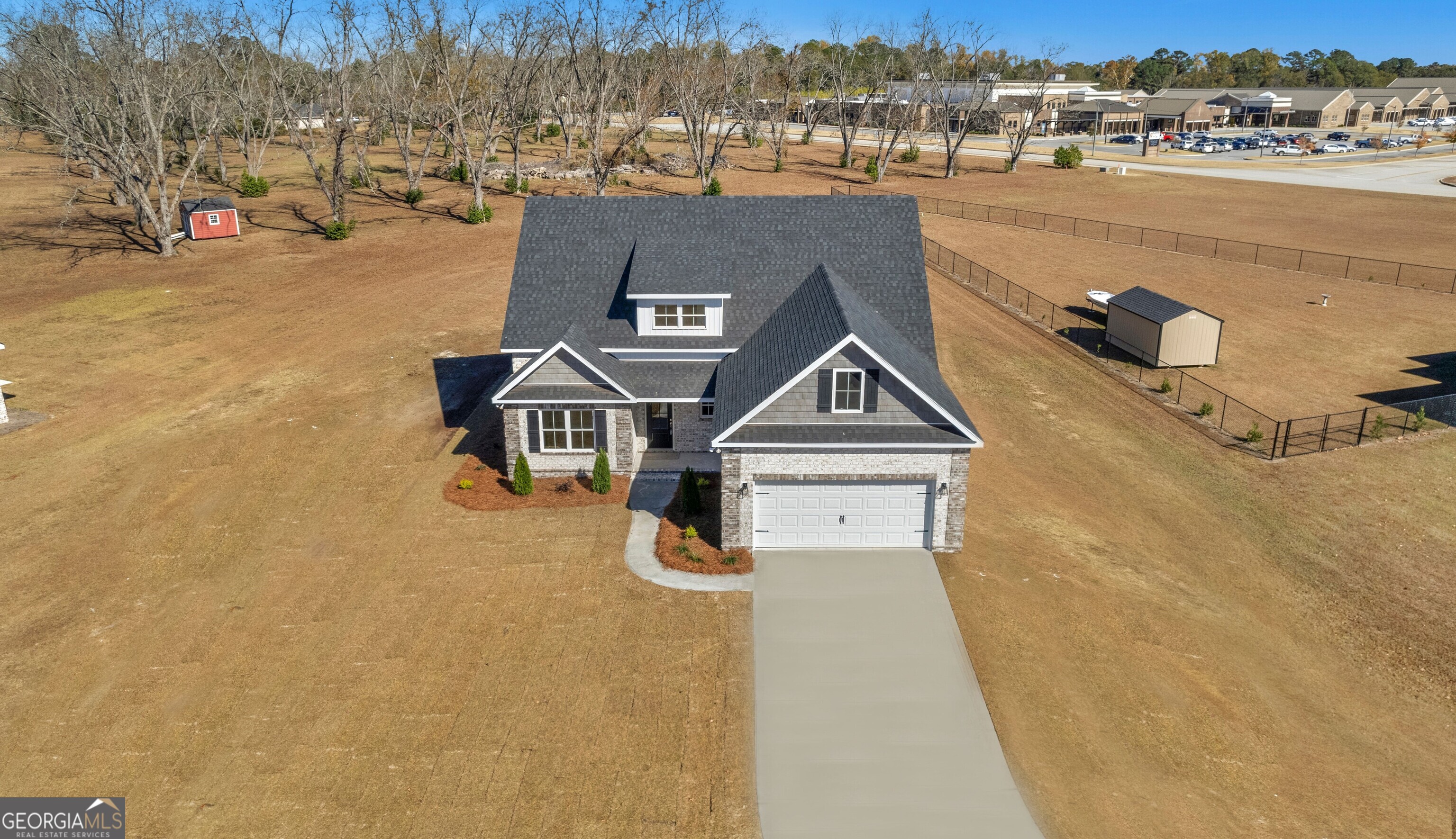 7 Honeysuckle Way Claxton, GA 30417 - Photo 3 of 31 an aerial view of a house with a ocean view