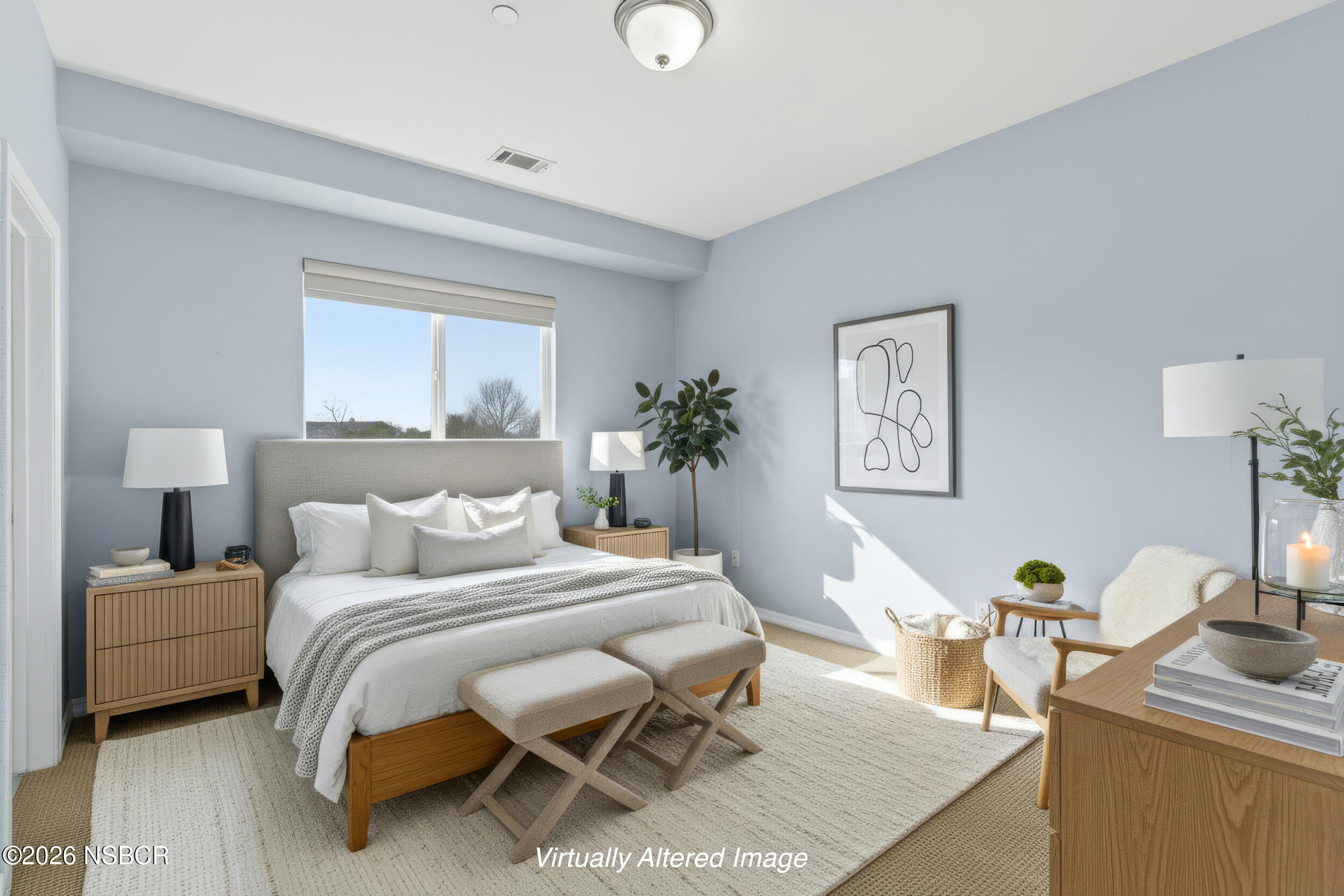 5632 Menemsha Lane Santa Maria, CA 93455 - Photo 39 of 66 a bedroom with a bed and wooden floor