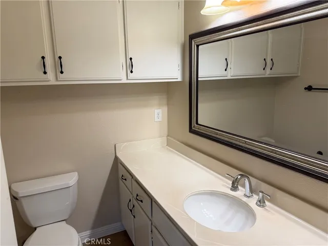 a close view of closet