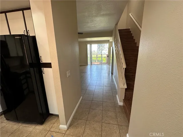 en empty room with windows