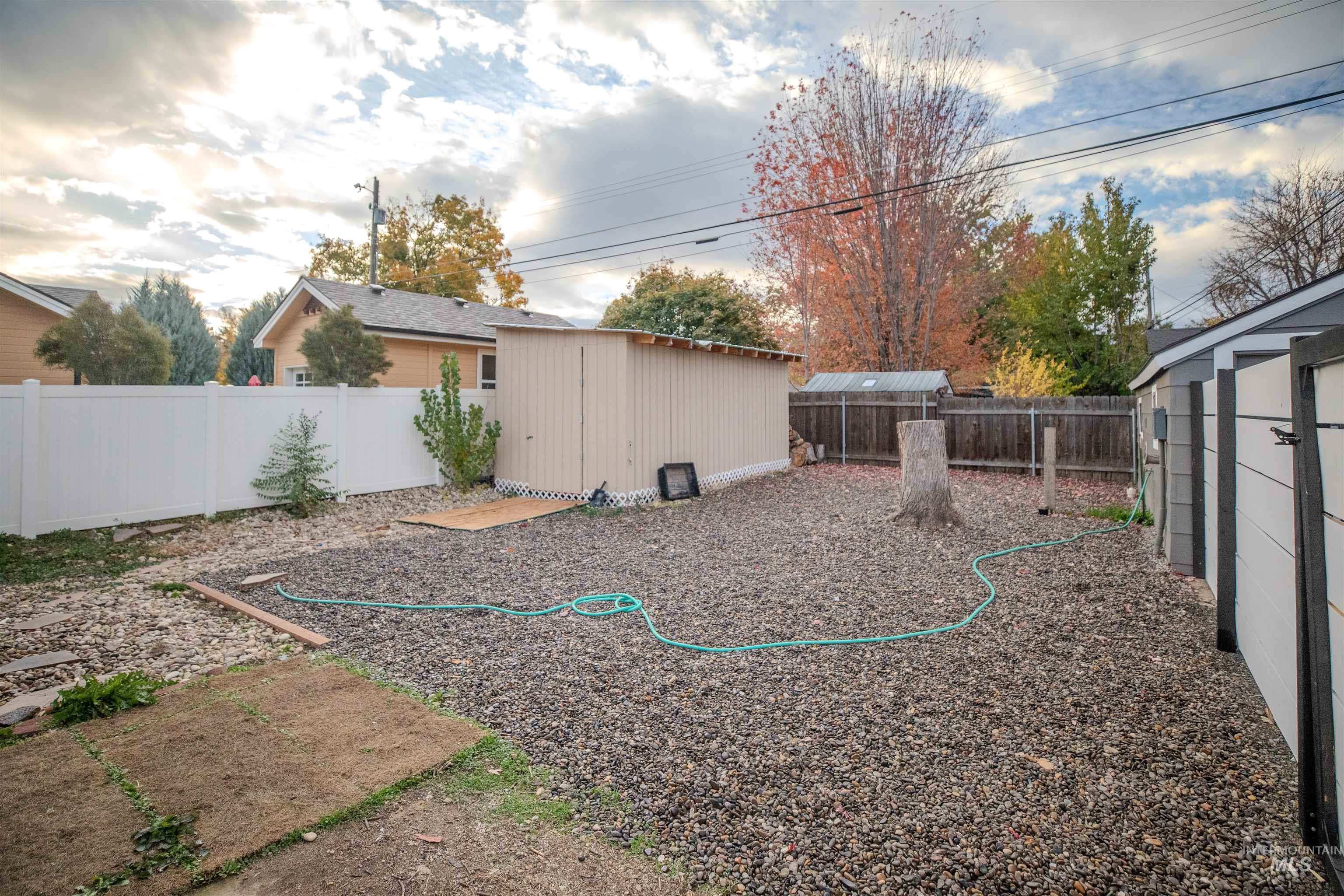 3311 Hamilton Street Boise, ID 83705 - Photo 18 of 31 Fenced backyard with storage shed