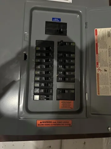 a view of electric board